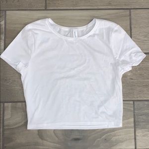 White Crop Top